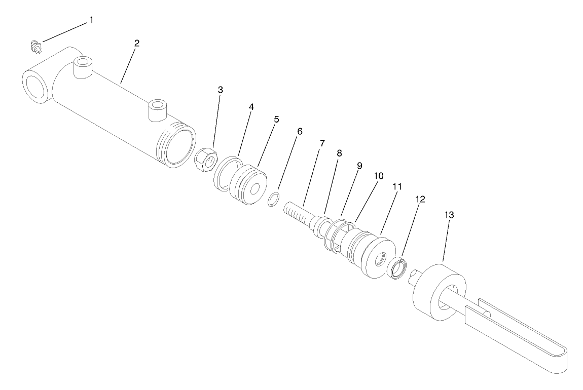 Hydraulic Lift Cylinder No. 3 (98-8812)