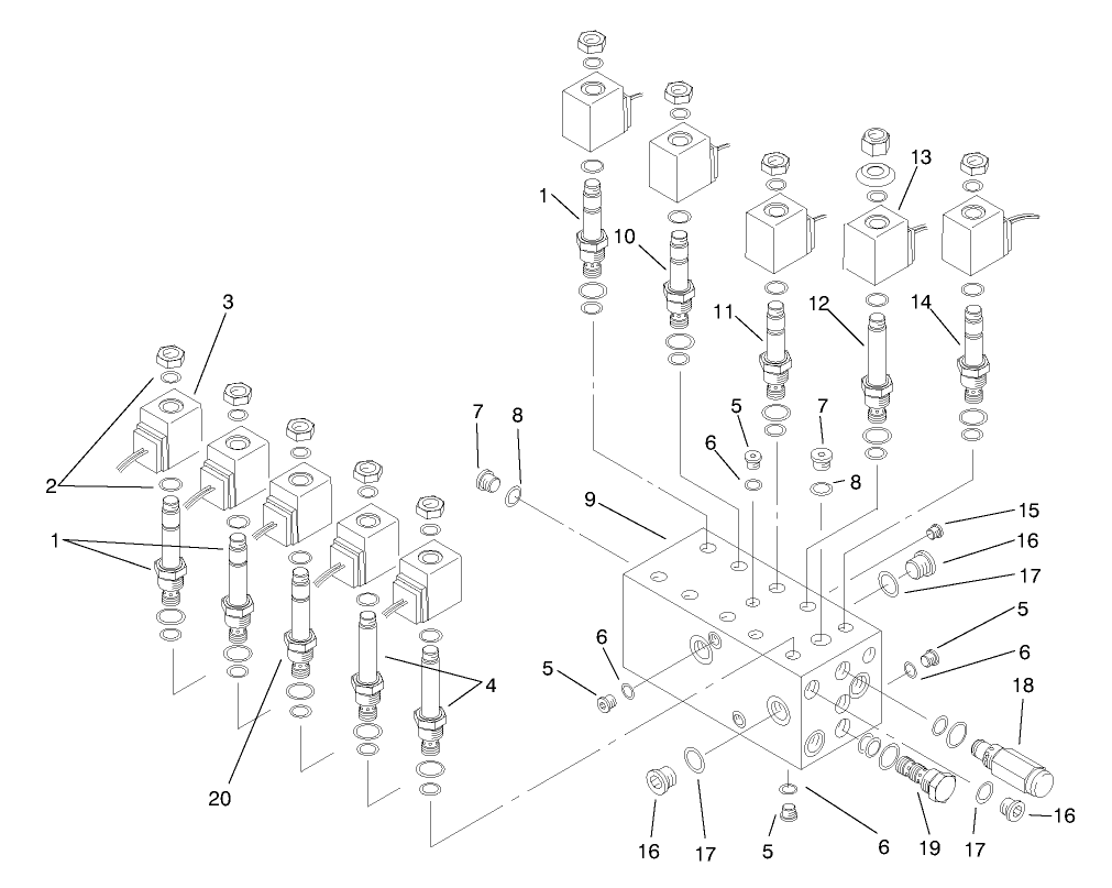Rear Manifold Block Assembly No. 92-7384