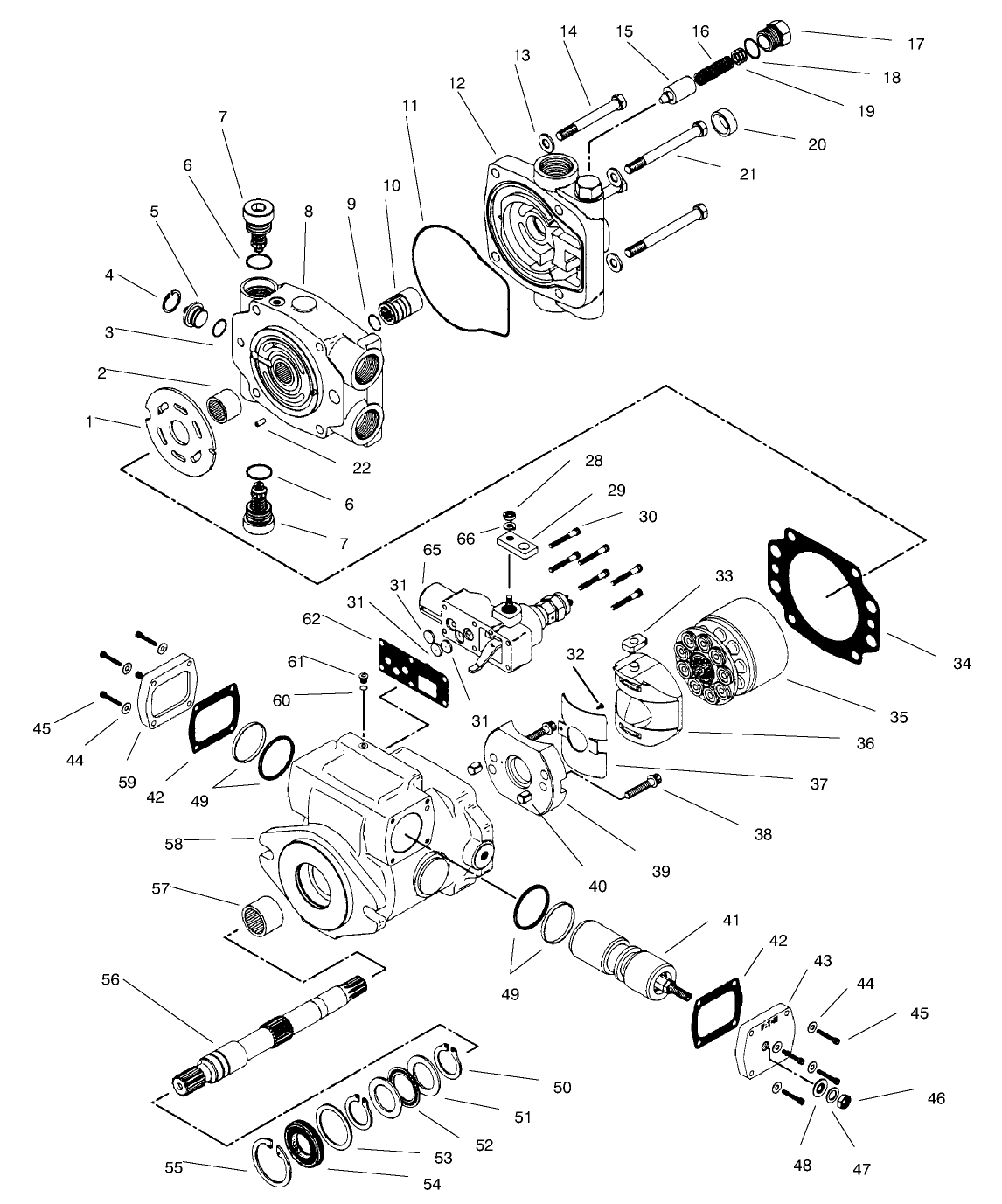 Servo Controlled Piston Pump Asm No. 98-3730