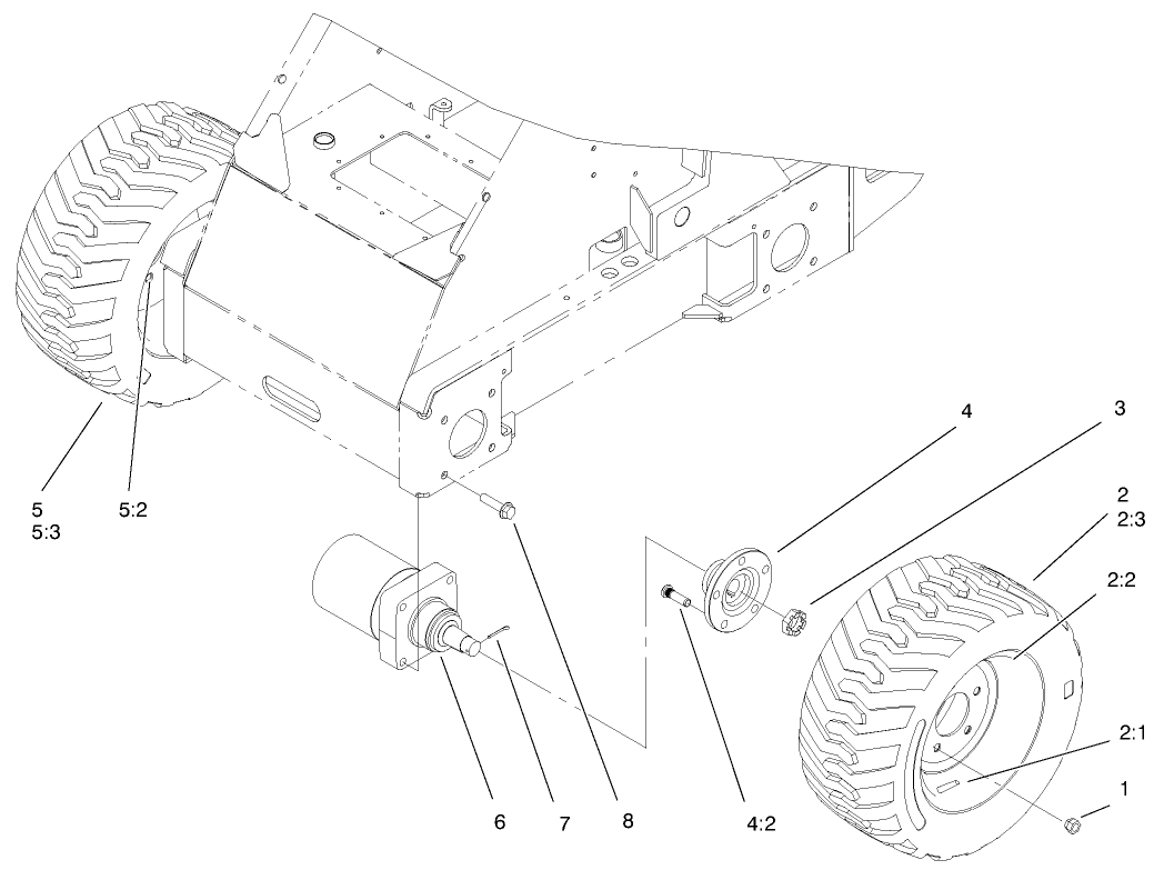 Wheel And Motor Assembly