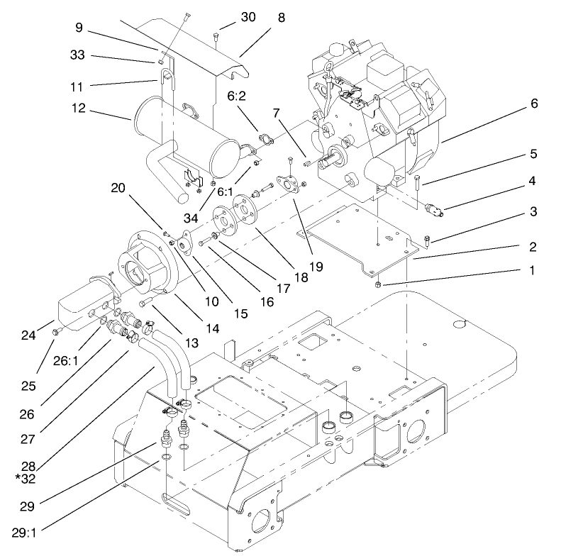 Engine And Pump Assembly