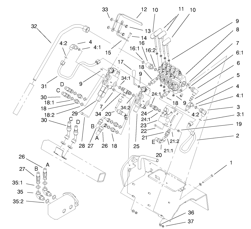 Hydraulic Valves Assembly