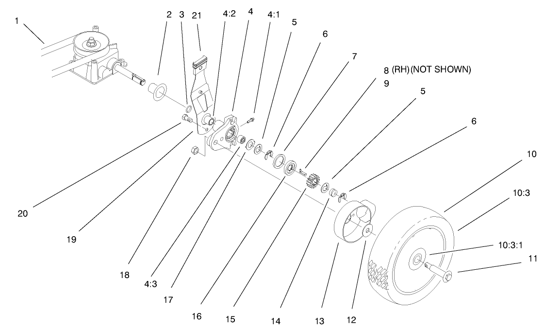 Gear Case and Wheel Assembly