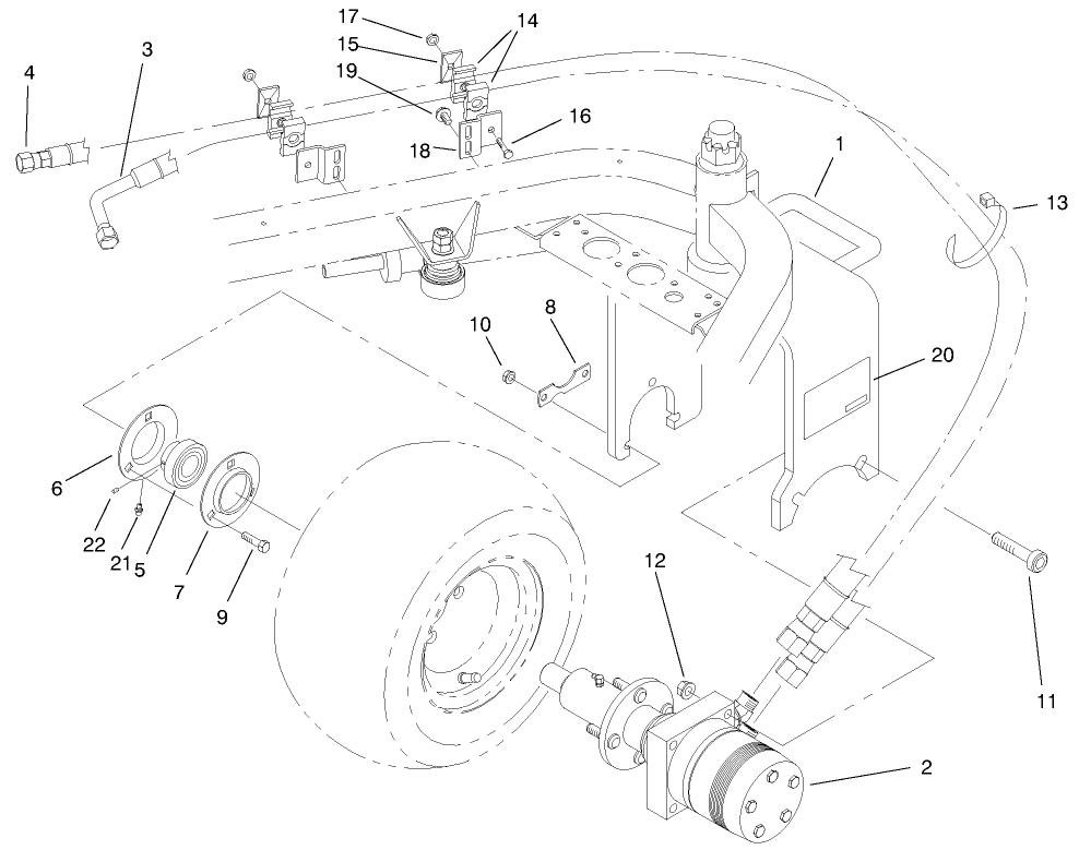 Drive Motor Installation Assembly