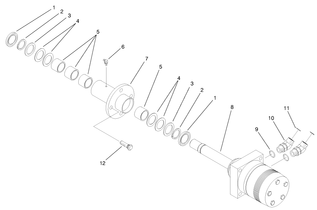 Hydraulic Motor & Hub Assembly No. 95-0514
