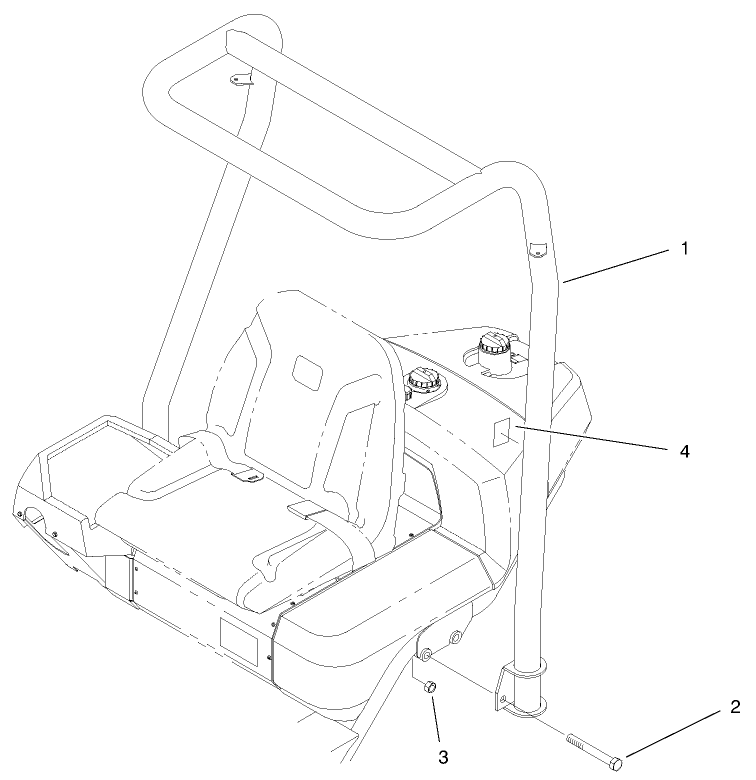 Roll Over Protection System-Model No. 04552