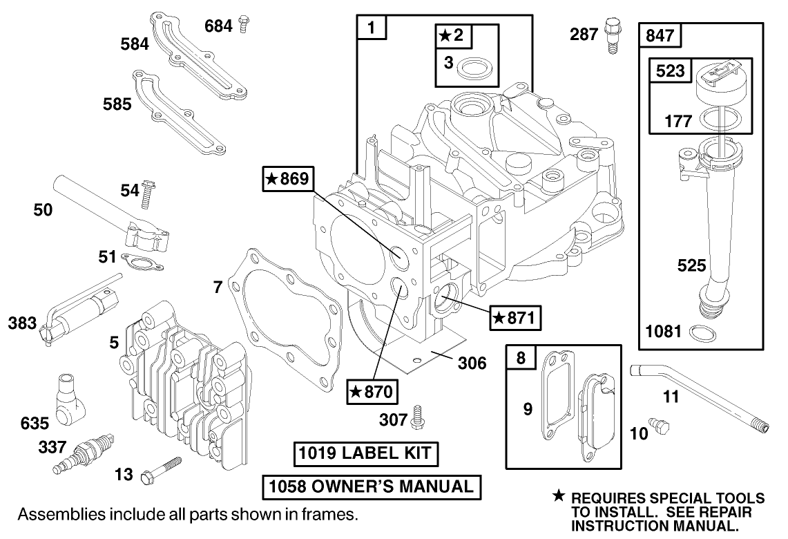 Engine Briggs & Stratton Model 12h802-1767-E1