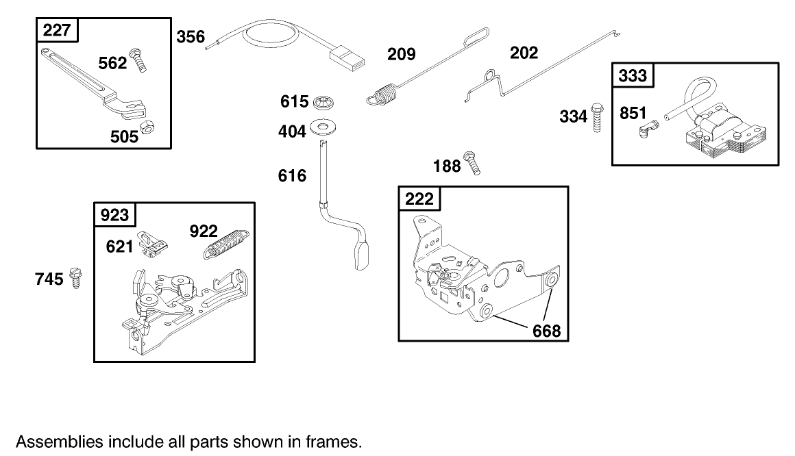 Engine Briggs & Stratton Model 12h802-1767-E1