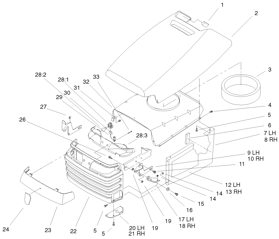 Parts – 268-H Lawn and Garden Tractor | Toro