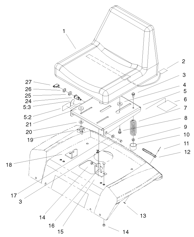 Parts – 268-H Lawn and Garden Tractor | Toro