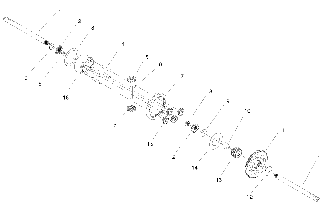 Differential Gear Assembly
