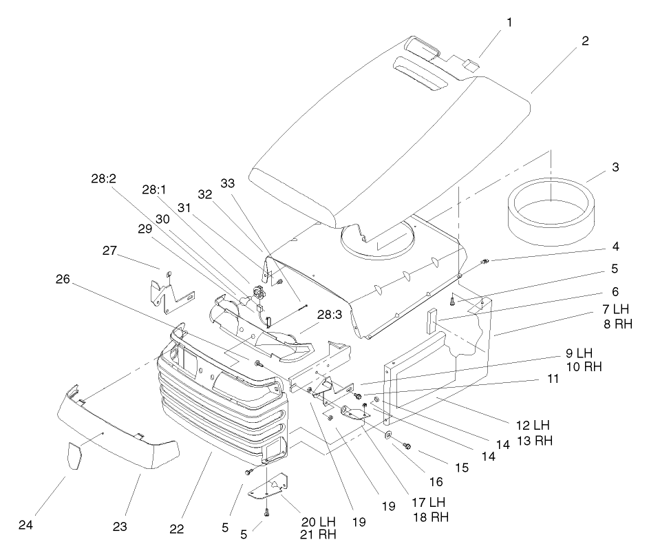 Hood & Grill Assembly