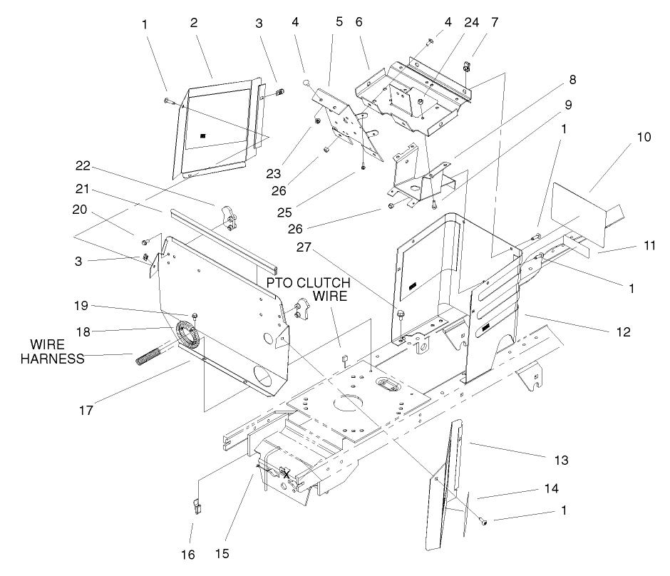 Hoodstand & Firewall Assembly