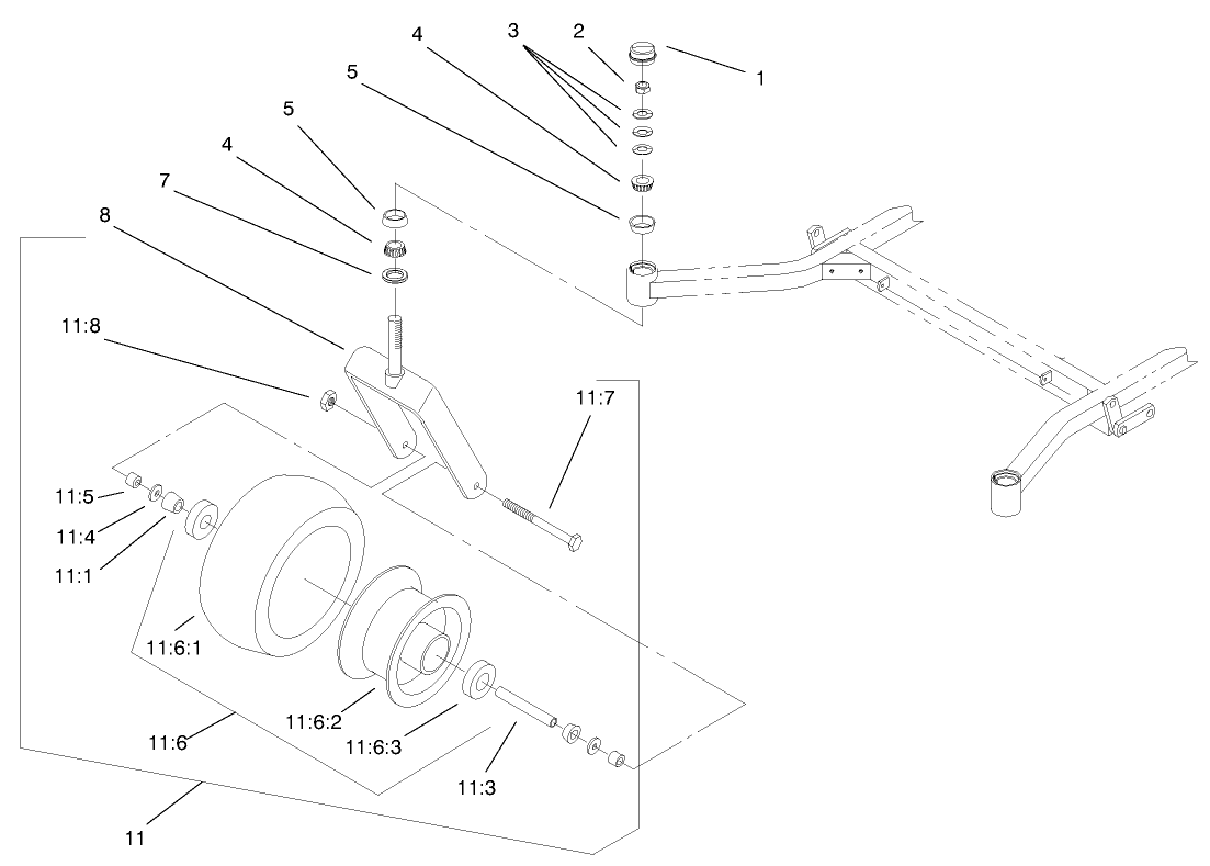 Caster And Wheel Assembly