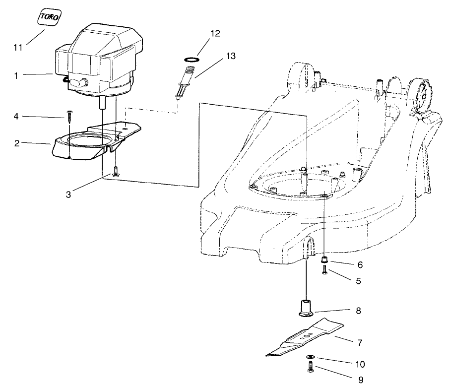 Motor And Blade Assembly