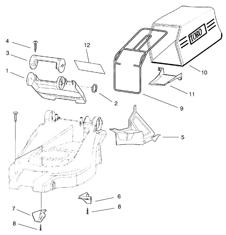 Bag And Recycling Assembly