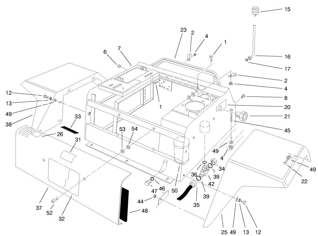 Fenders & Center Console Assembly