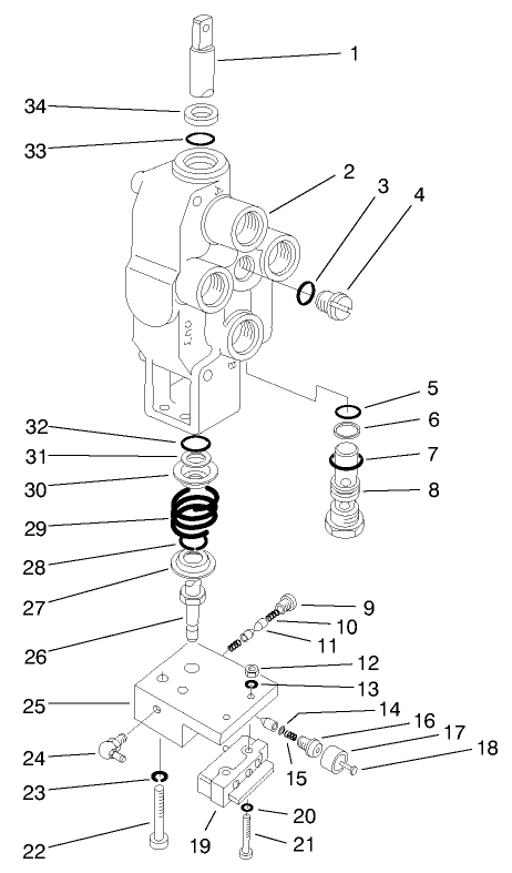 Reel Control Valve Assembly No. 63-4800