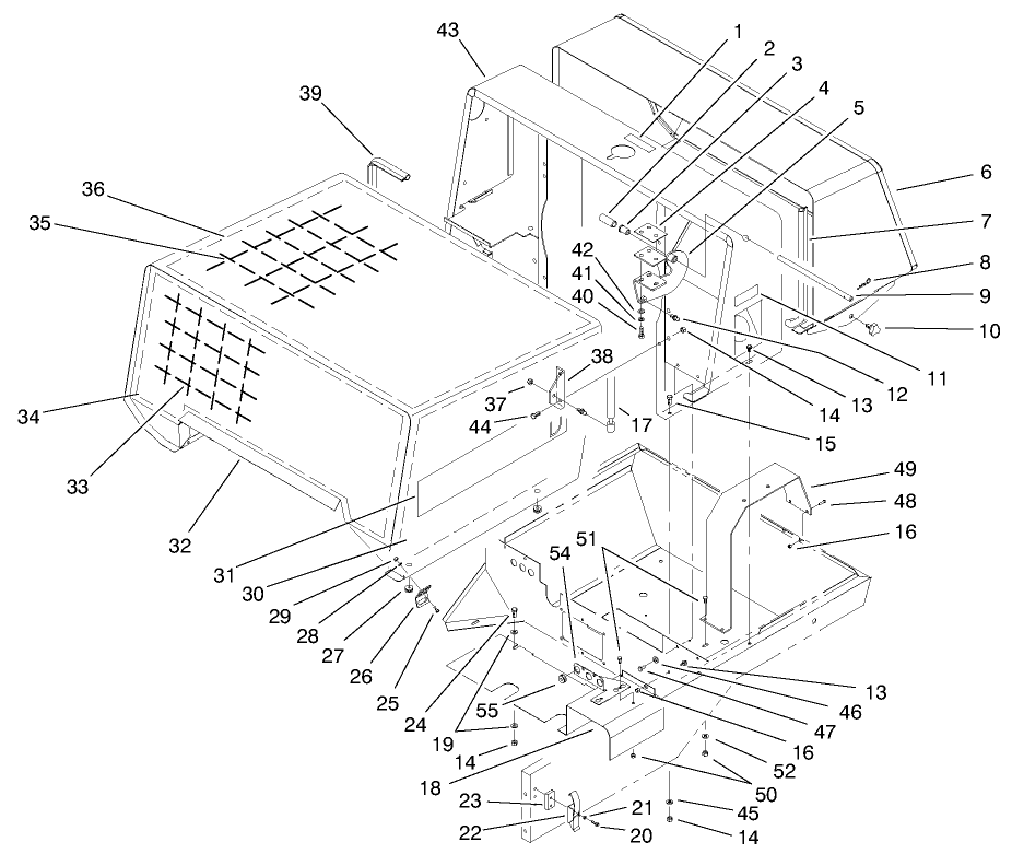 Front & Rear Canopy Assembly
