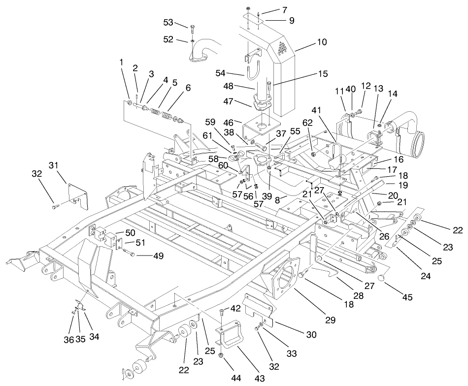 Chassis & Muffler Assembly