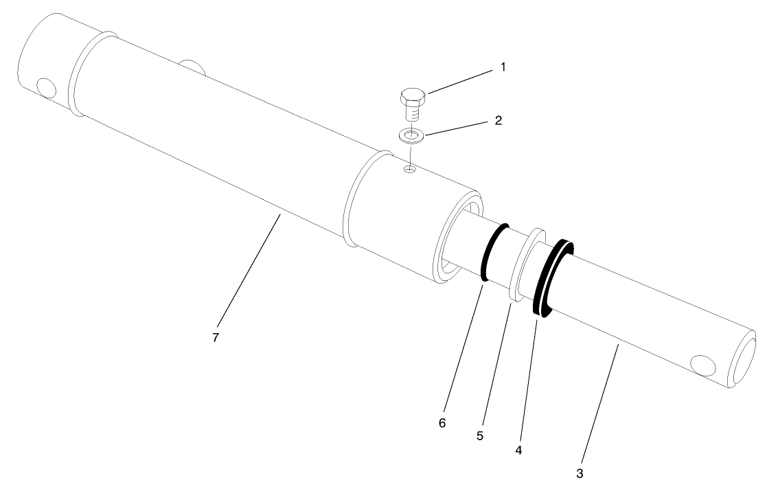 Hydraulic Cylinder Assembly No. 84-6210