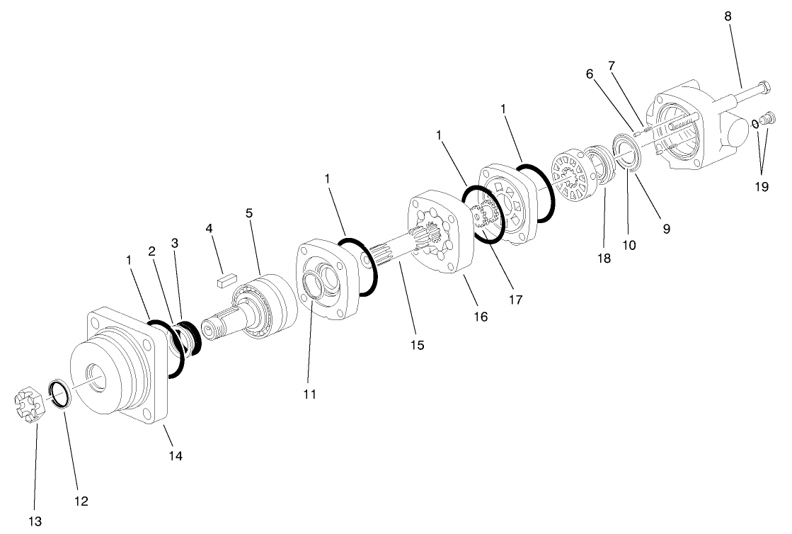 Hydraulic Motor Assembly No. 92-4724