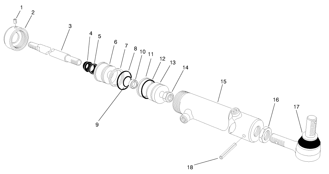 Hydraulic Cylinder No. 92-6057