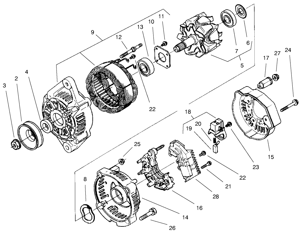 Alternator (component Parts)