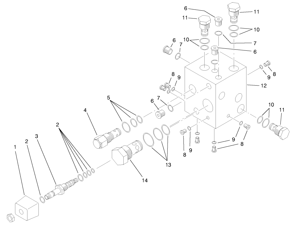 Hydraulic Manifold Assembly No. 92-2982