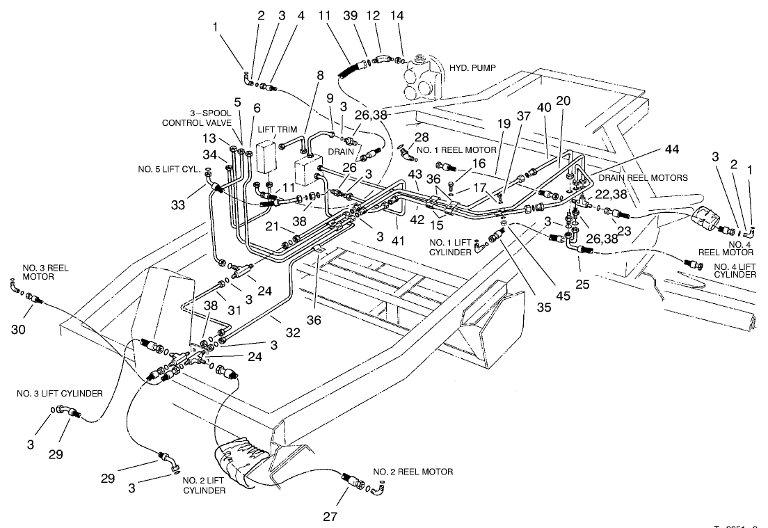 Hydraulic Circuit-Lift Arms