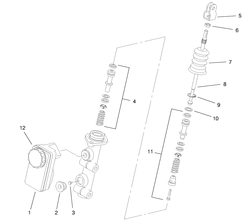 MASTER BRAKE CYLINDER NO. 94-3800