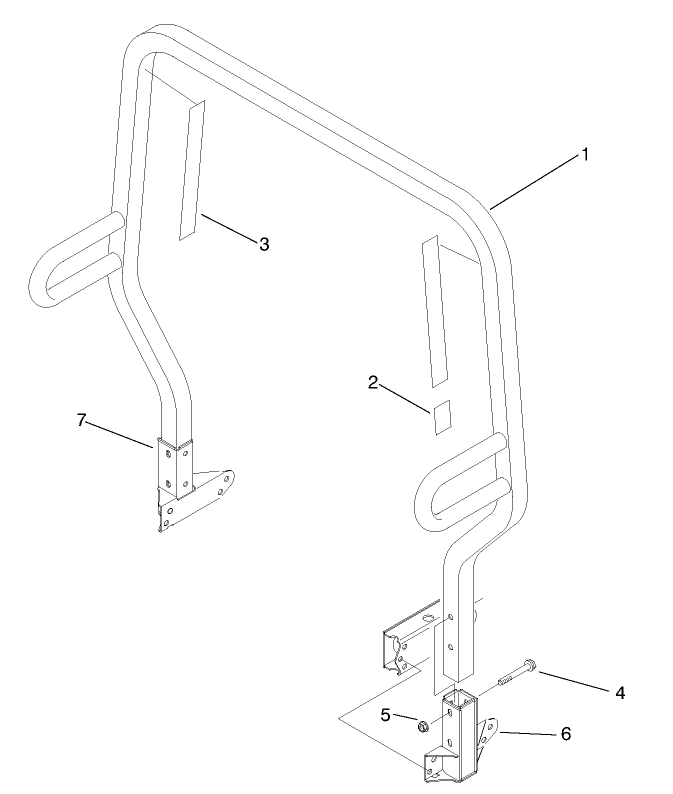 ROLL OVER PROTECTION SYSTEM (R.O.P.S.) ASM