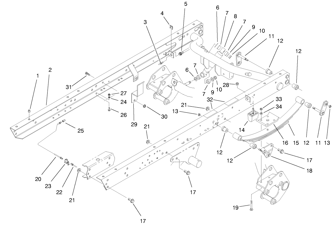 REAR FRAME ASM