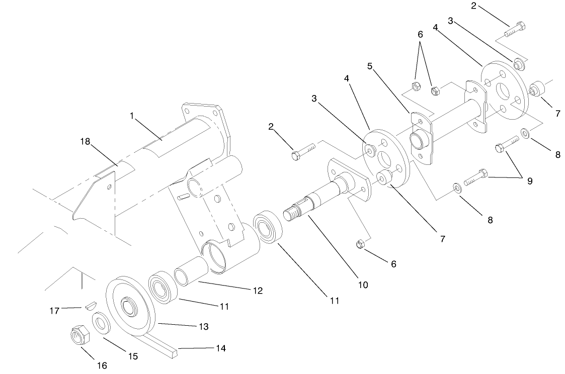 HYDRAULIC PUMP DRIVE ASM