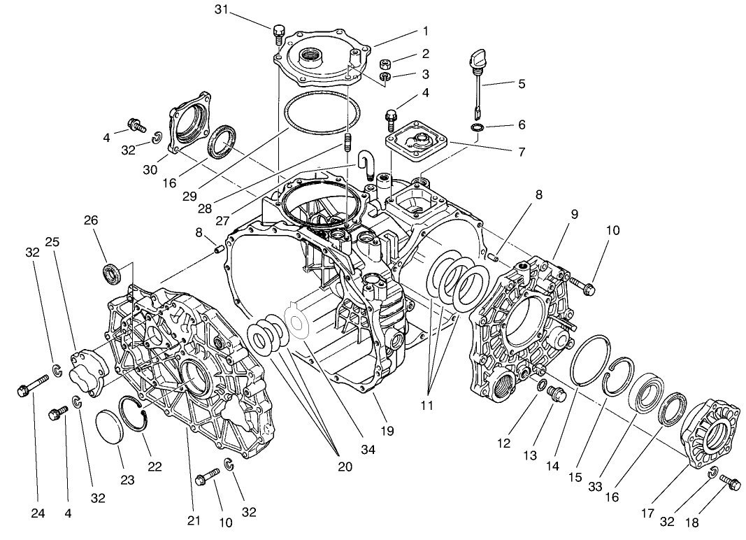 TRANSAXLE CASE ASM