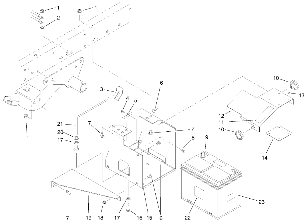 BATTERY MOUNT ASM