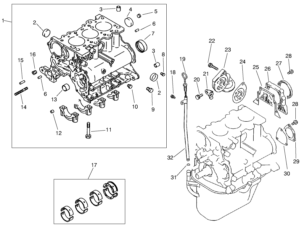 CYLINDER BLOCK ASM
