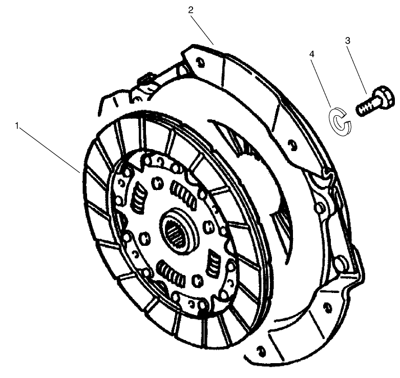 CLUTCH & CLUTCH RELEASE ASM