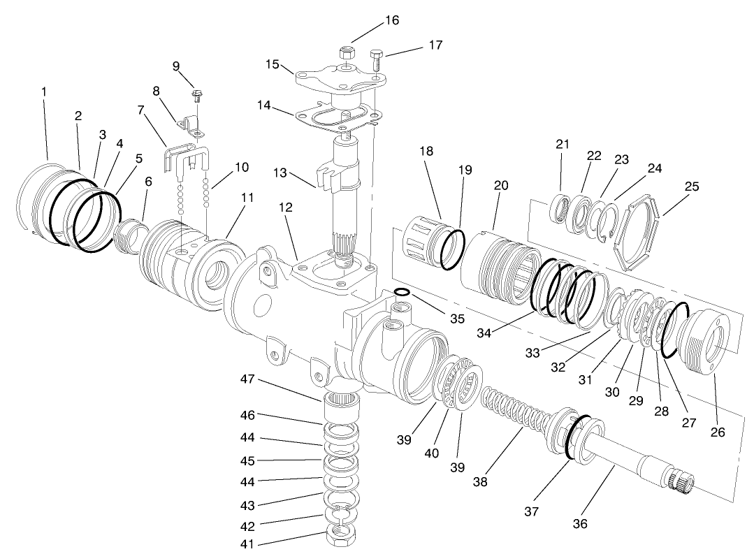 Steering Gear Assembly No. 87-1500