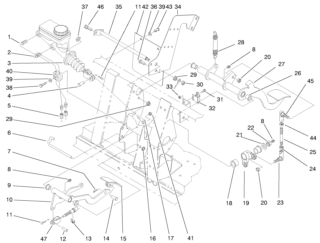 Brake & Accelerator Pedal Assembly