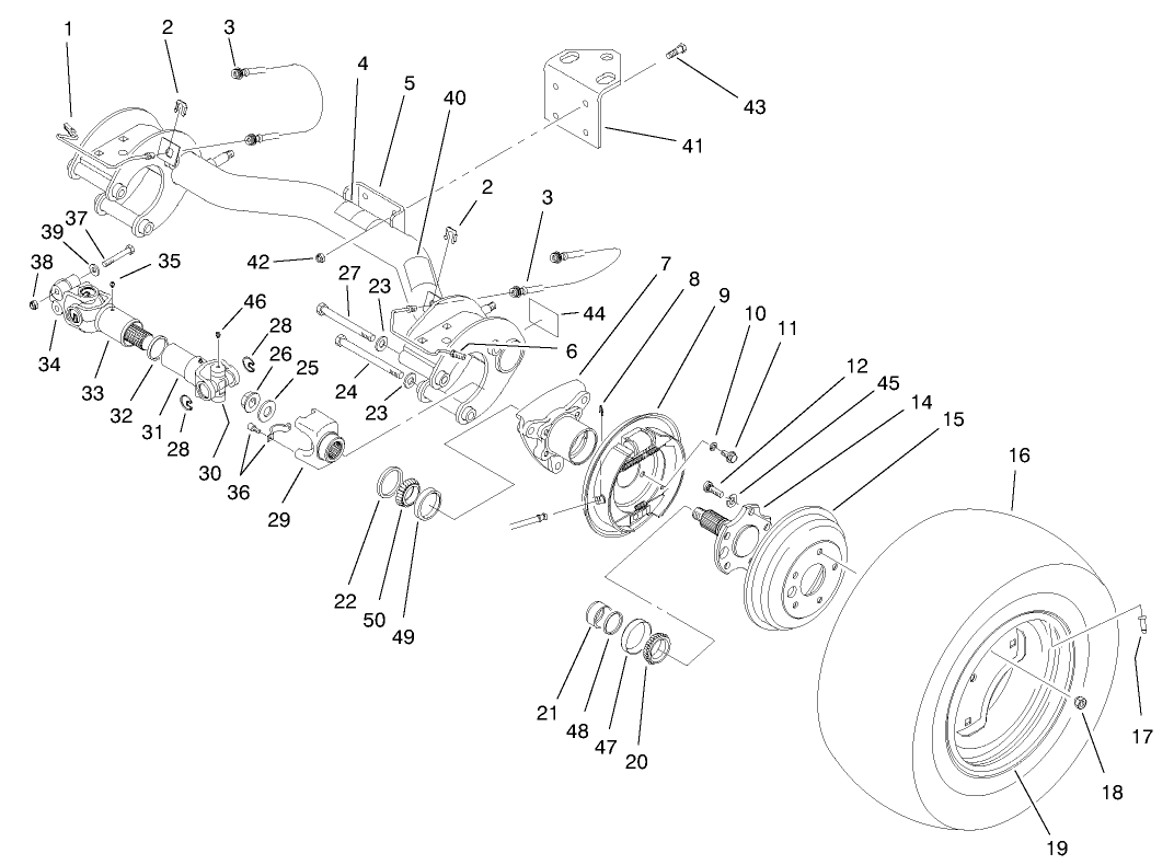Rear Axle Assembly