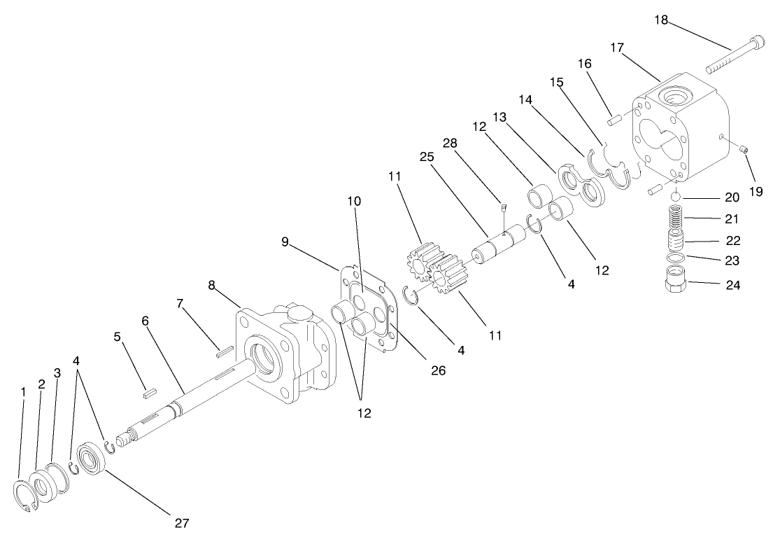 Hydraulic Pump Assembly No. 87-5700