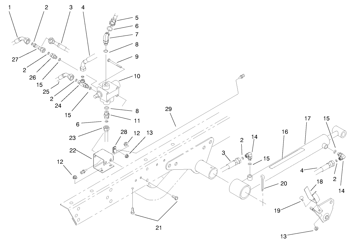 Lift Valve & Cylinder Assembly