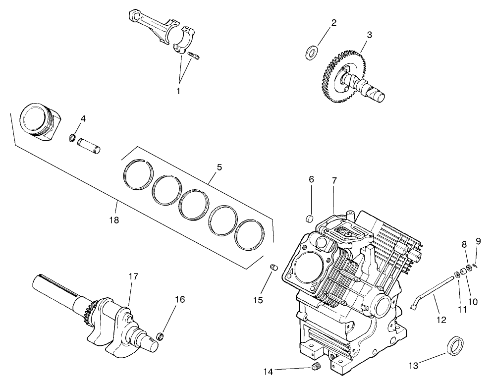 Engine Kohler Model Ch22s Spec. No. 66513