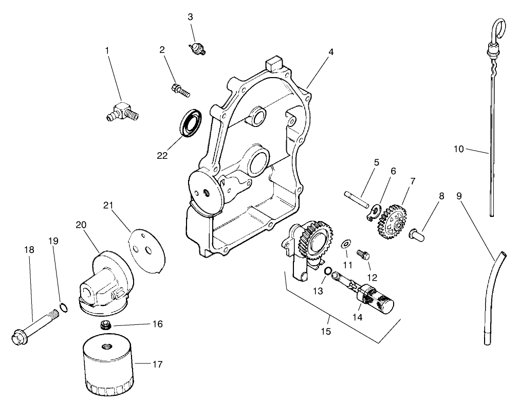 Engine Kohler Model Ch22s Spec. No. 66513 (cont.)