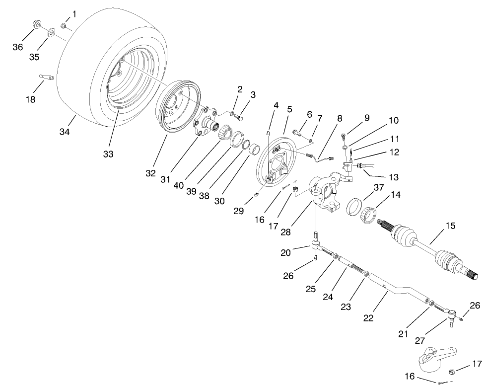Front Wheel Assembly