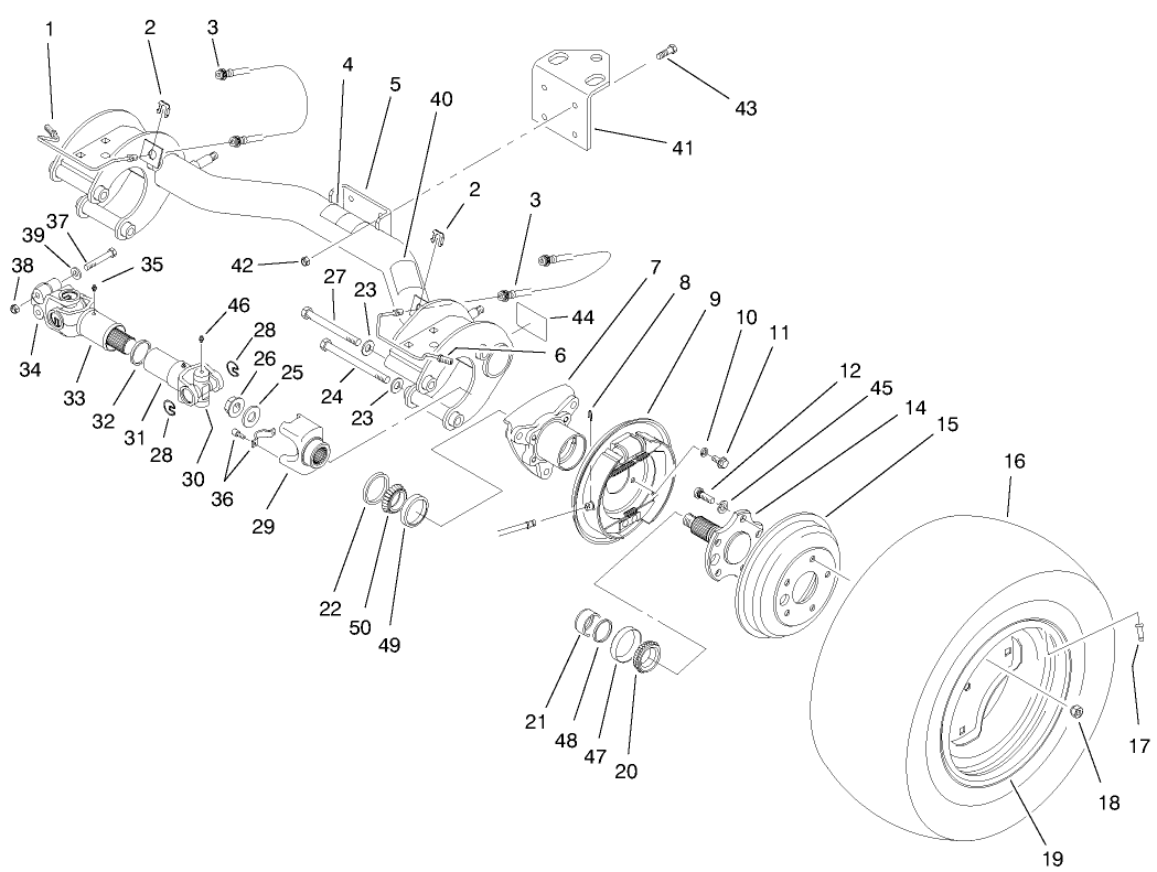 Rear Axle Assembly