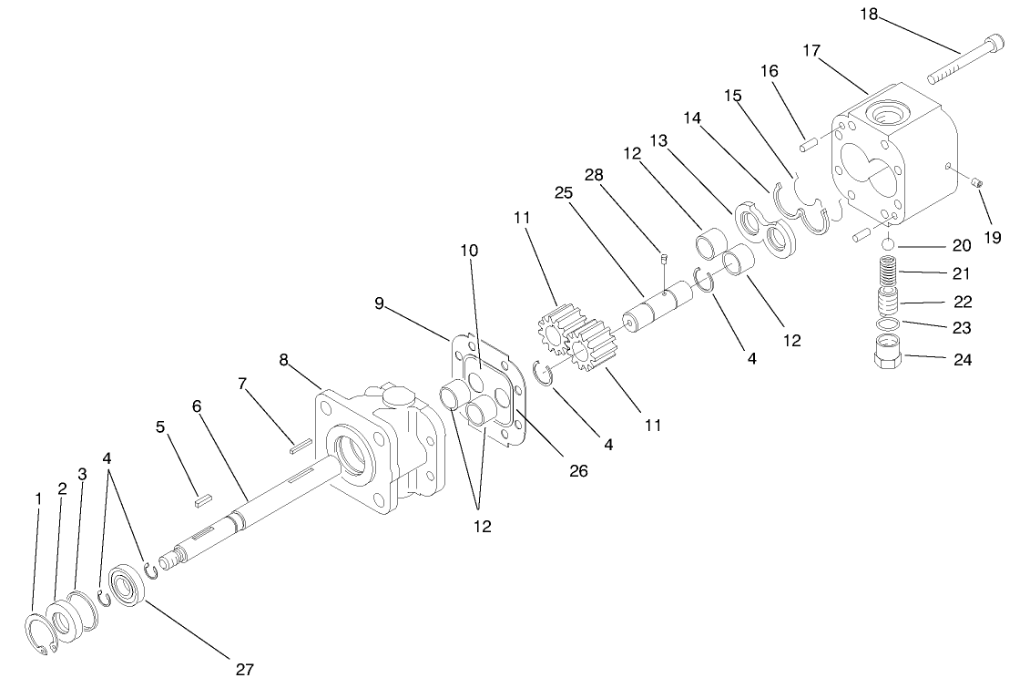 Hydraulic Pump Assembly No. 87-5700