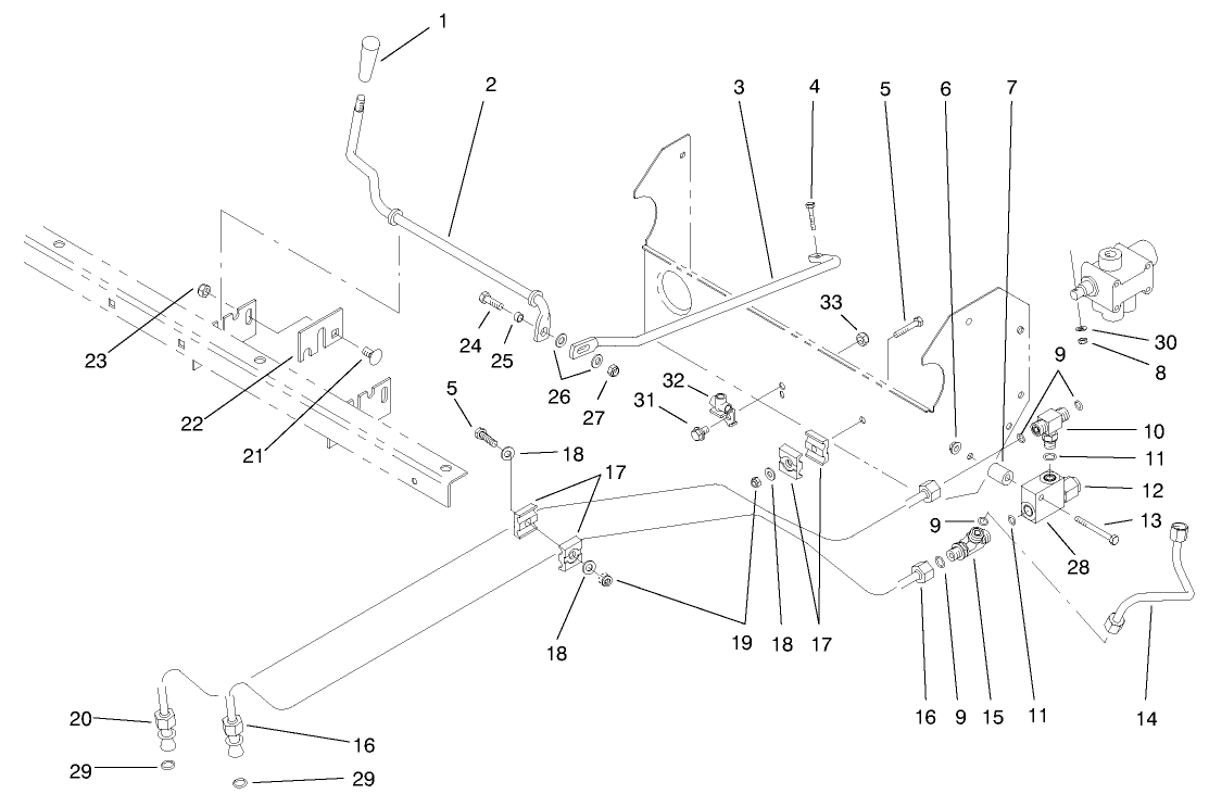Lift Valve Linkage Assembly