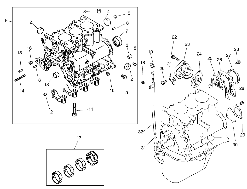 Cylinder Block Assembly